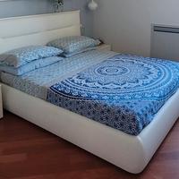 Letto contenitore Sfoderabile testata graffiata