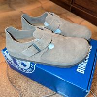 Sandali Birkenstock Unisex London Scamosciato 40