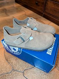 Sandali Birkenstock Unisex London Scamosciato 40