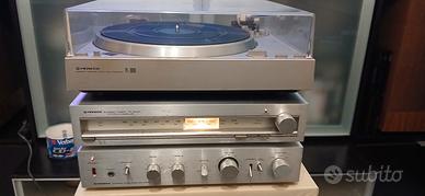 Trittico pioneer sa 3000 è Giradischi pl 3000 