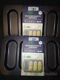2 Stampi per Mini Baguettes 34,6x21,5 cm