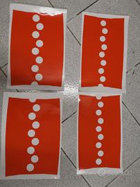 Adesivi cerchi bicolore 