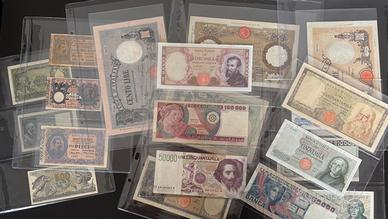 Collezione 20 banconote Italiane rare e periziate