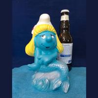 Salvadanaio vintage Puffetta Sirena Nuovo