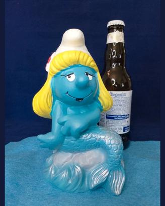 Salvadanaio vintage Puffetta Sirena Nuovo