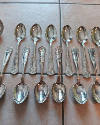 Set da 12 posate placcato argento AR 800 anni 60