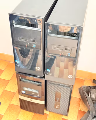 4 case vuoti HP micro atx