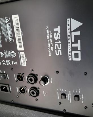 Subwoofer Alto Ts 12S nuovo 2500 Watt