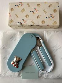 Set posate bimbo argento pvd