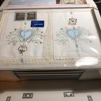 Lenzuola, tovaglia, asciugamani con pizzo Tombolo