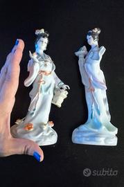 Coppia bamboline giapponesi, anni 80