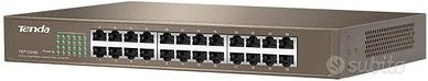 Tenda TEF1024D Switch Desktop 24 Porte RJ45, Fast