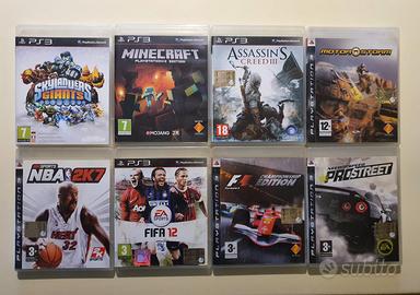 Set giochi PlayStation 3