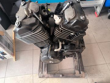 motore Honda Transalp nero