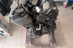 motore Honda Transalp nero