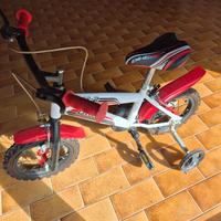 bicicletta bambino con ruotine