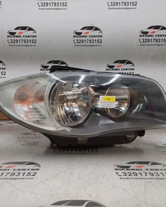 Faro fanale anteriore destro bmw 1 e87 lci 120d /e