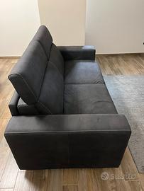Divano letto modello Rubino tessuto come nuovo