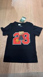 T-shirt bambino Higgins Orsetto basket 122/128