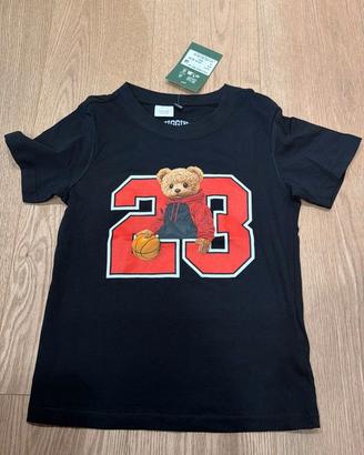 T-shirt bambino Higgins Orsetto basket 122/128