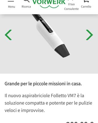 aspira briciole folletto 