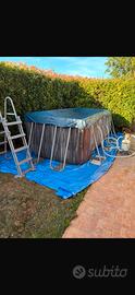 Piscina bestway 412 x201x122+ attrezzature