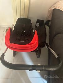Passeggino gemellare bungaboo donkey 2