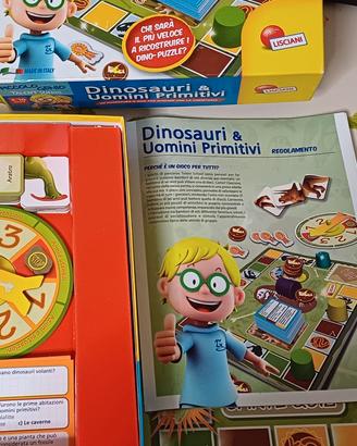 Lisciani Piccolo Genio Dinosauri & uomini primitiv