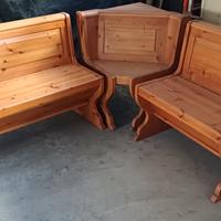 Panca da cucina angolare