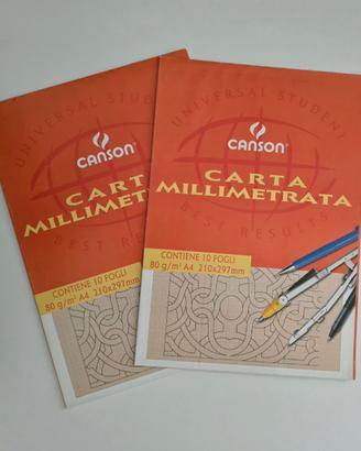 Blocchi carta millimetrata