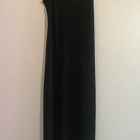 Vestito lungo nero Stradivarius