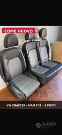 Sedili VW CRAFTER 3 POSTI COME NUOVI