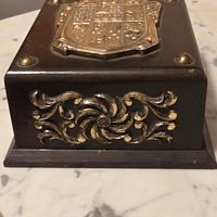 scatola porta sigarette in legno 