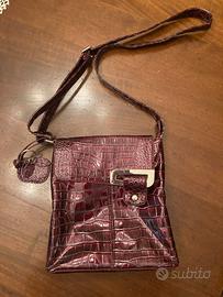 Borsa donna usata in finta pelle.