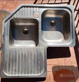 lavandino angolare acciaio inox