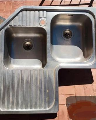 lavandino angolare acciaio inox