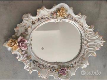 Specchio ceramica Nove di Bassano