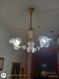 Lampadario tre luci 