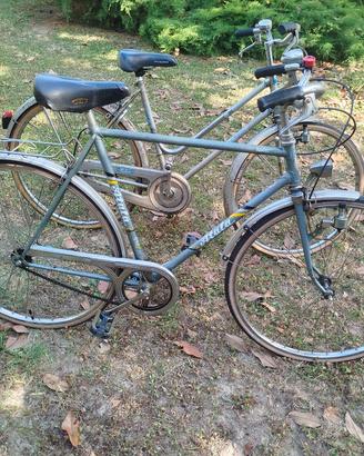 2 bici uomo donna vintage