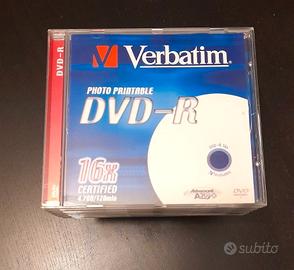14 DVD-R Verbatim Photo Printable 4,7 GB 16x Nuovi