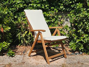 Sedia da giardino reclinabile Life-Style