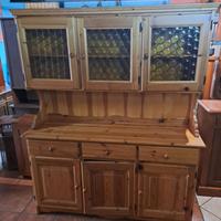credenza e angoliera in legno massello