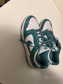 Nike Dunk low 44.5 verdi