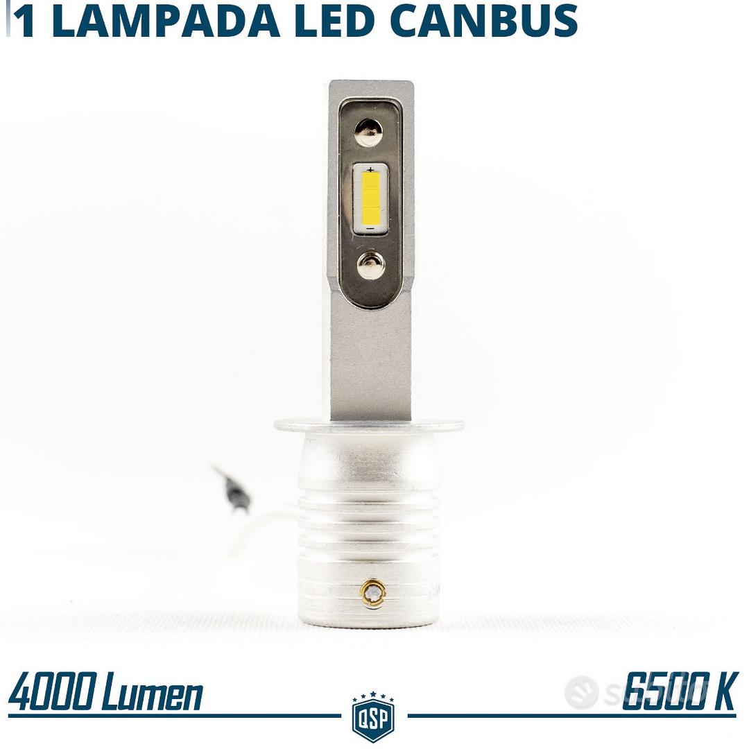 1x Lampada Full LED H4 | Luce Potente Bianco Ghiaccio 6500K 4000LM | Canbus  No Error, Plug & Play