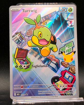 Pokemon Card Turtwig MEP 040 Illustration Rare