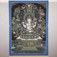 Thangka Newari  Avalokitesvara - Dipinto Tibetano