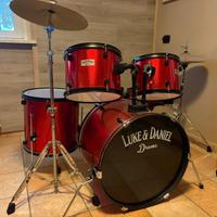 Batteria acustica completa Luke & Daniel