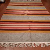 tappeto / kilim beige con strisce