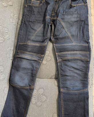 Jeans moto con protezioni (36short)