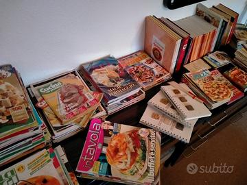 libri e riviste di cucina 
